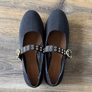 Rothy’s Black Mary Jane Flats